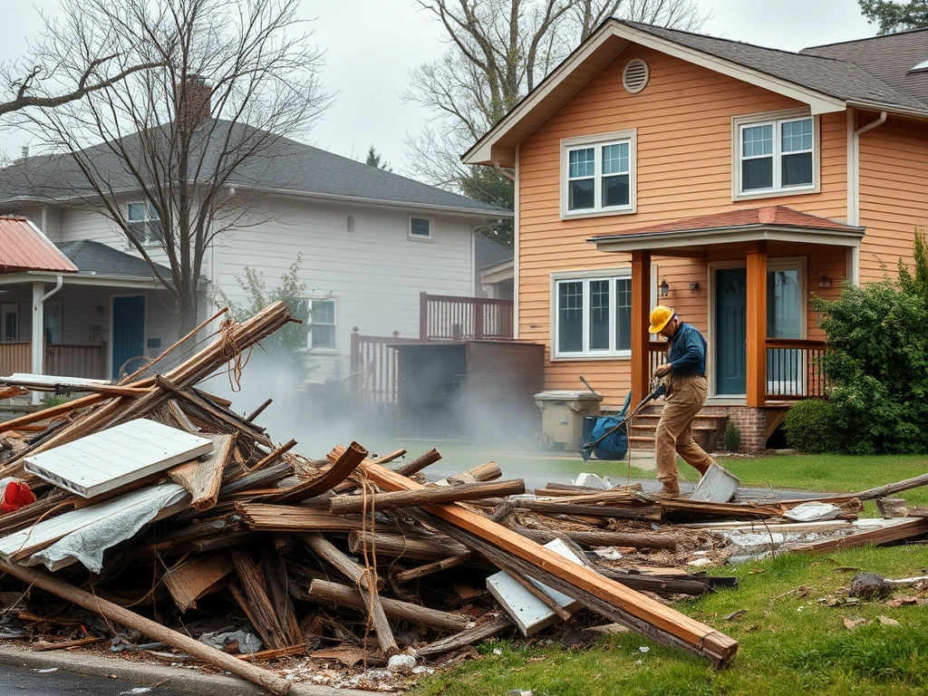 Storm and Natural Disaster Damage Cleanup