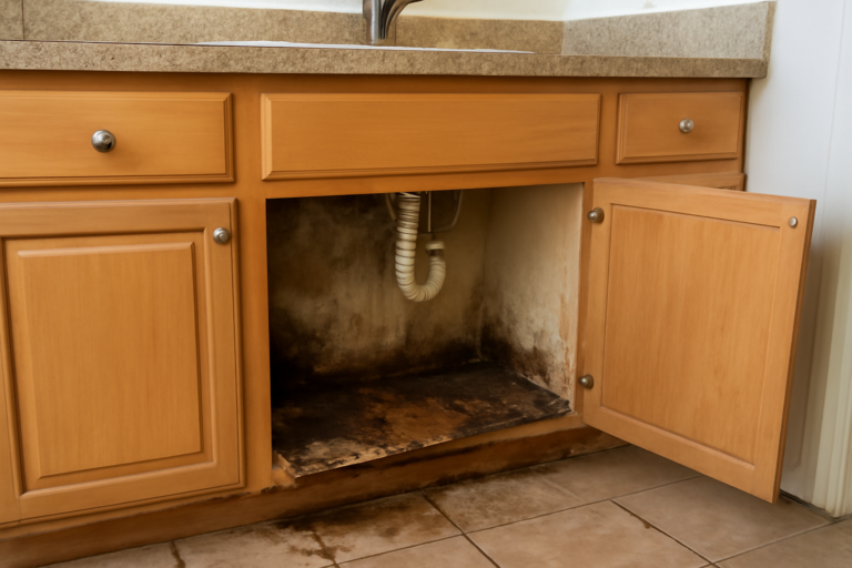 Cabinet Water Damage Repair