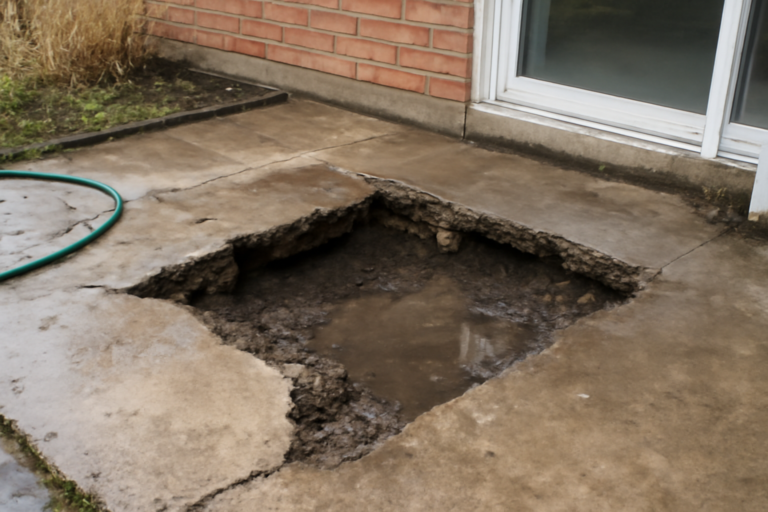 Concrete Slab Water Extraction
