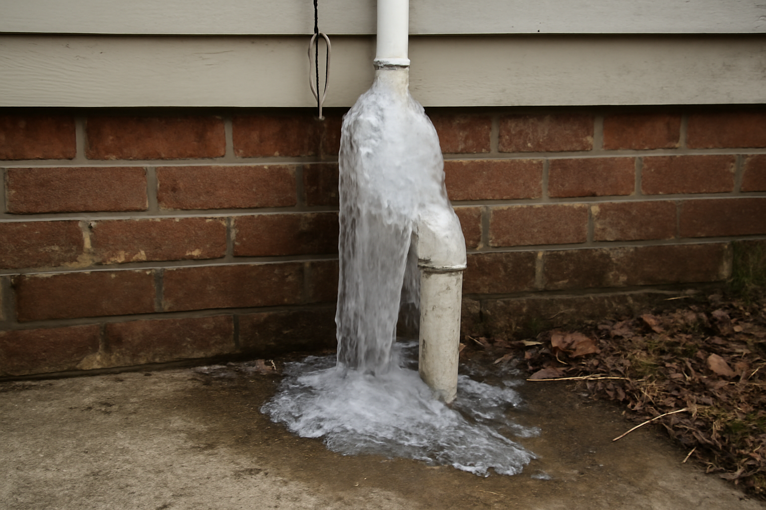Frozen Pipe Water Removal in Corinth, TX