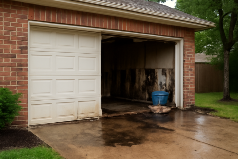 Garage Water Damage Cleanup
