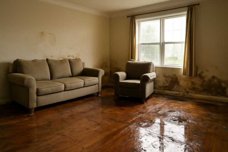 Living Room Water Removal