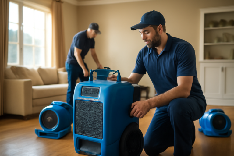 Water damage restoration service