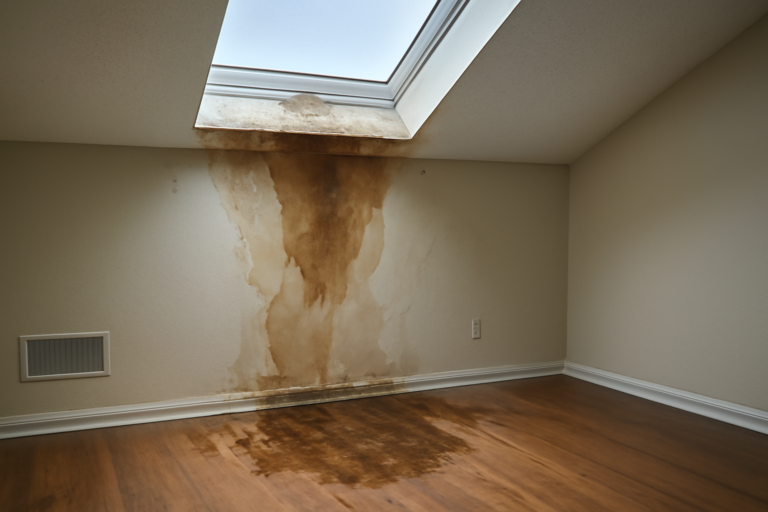 Skylight Leak Water Removal