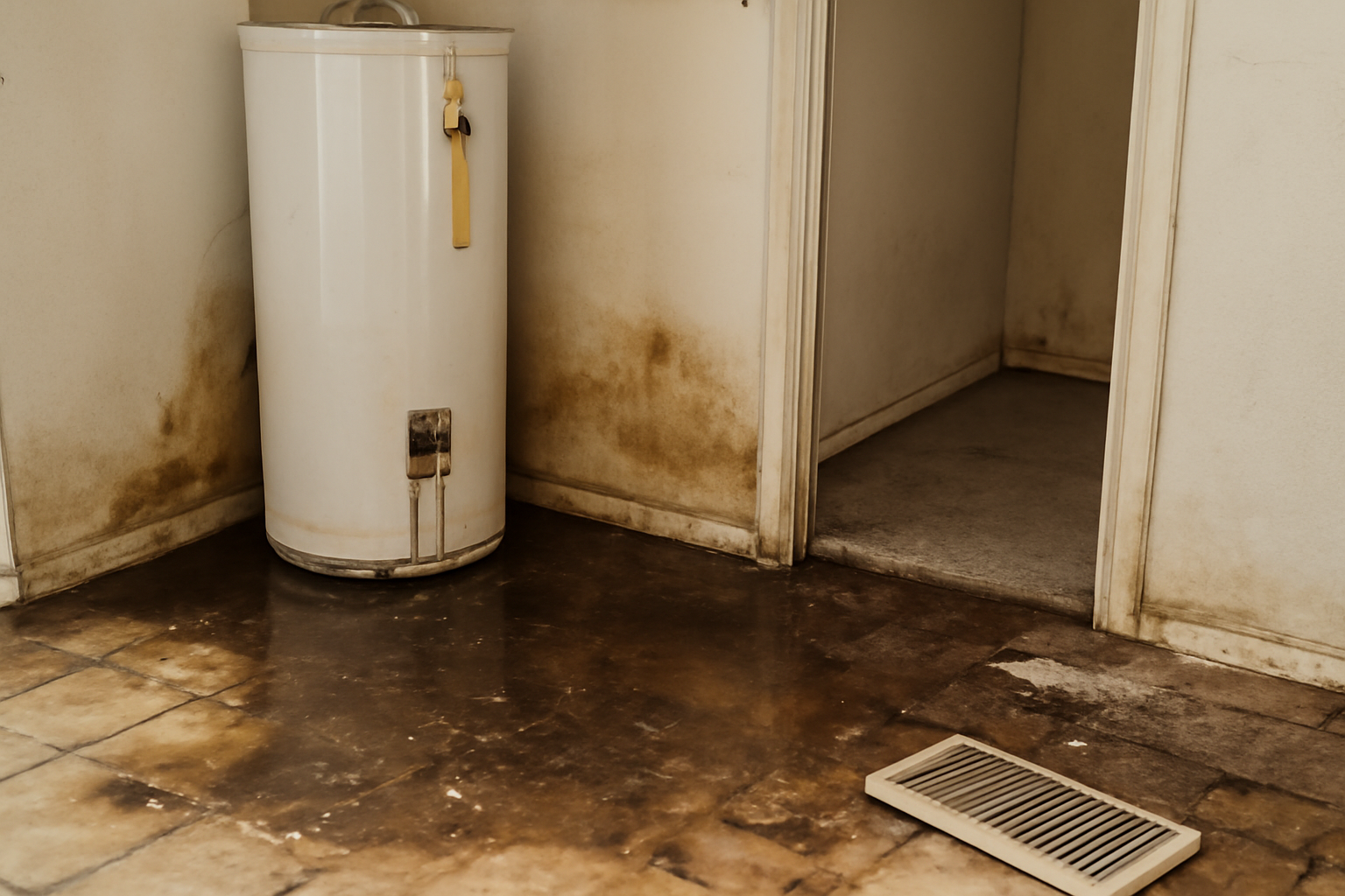 Water Heater Burst Water Removal in Corinth, TX